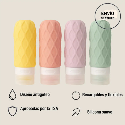 Kit x4 Botellas Reutilizables